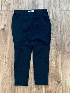 croft & barrow Charcoal Gray Ponte Pull-On Trousers